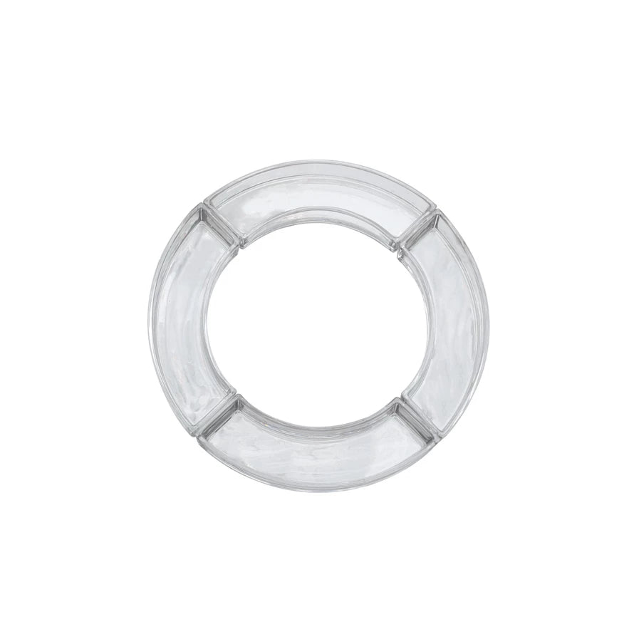 10-1/4"L x 1-1/2"H Glass Dish/Votive Holder