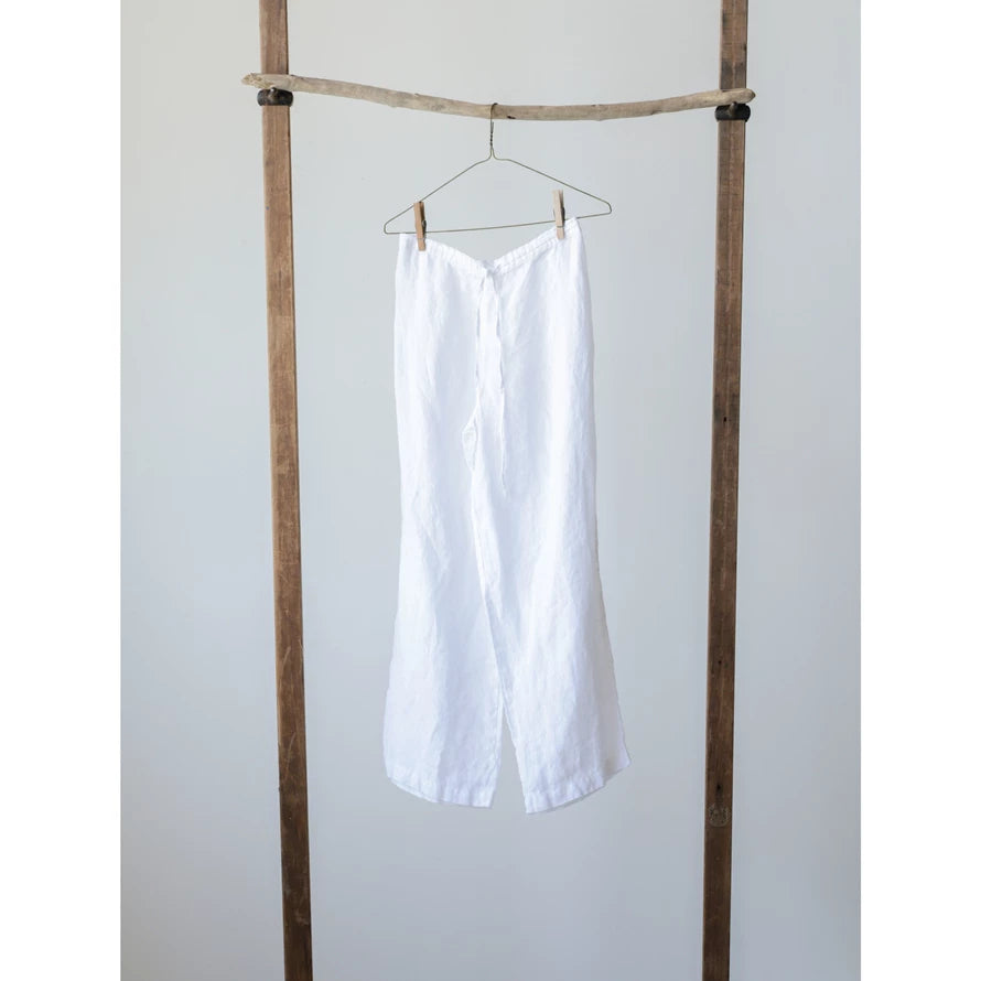 Linen Abigail Pant, Large