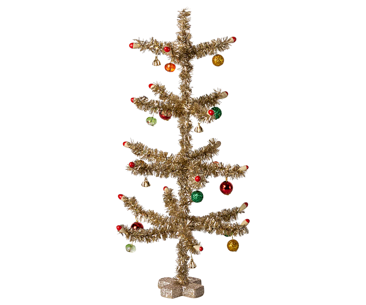 Maileg Christmas Tree - Gold Red Green – The Oaks Apparel Co.