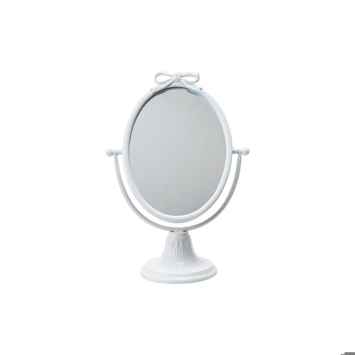 13-3/4"H Metal Mirror w Bow