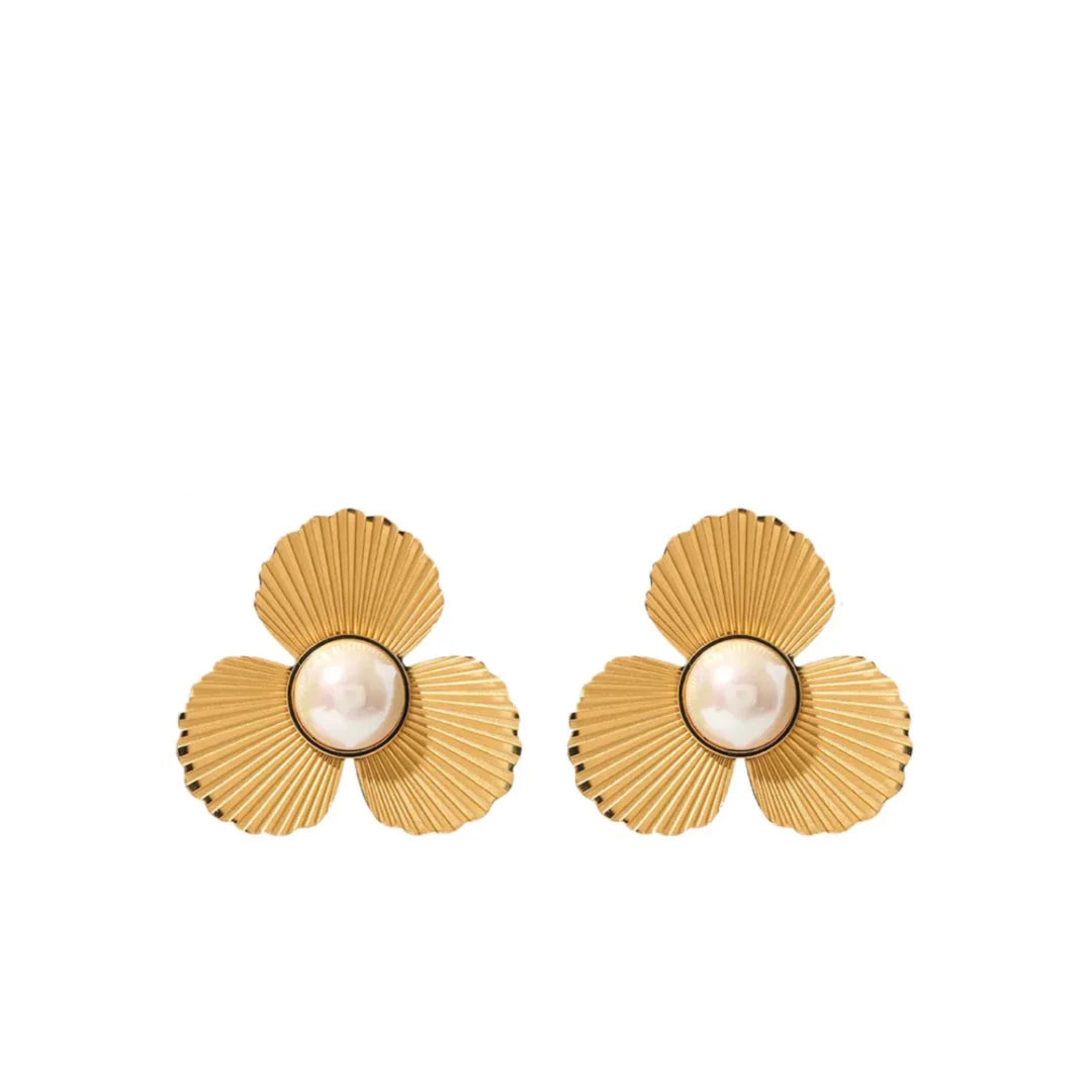 Petals and Pearls Studs