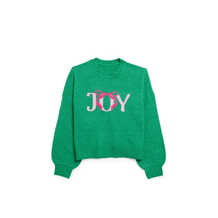 "JOY" SWEATERS,GREEN