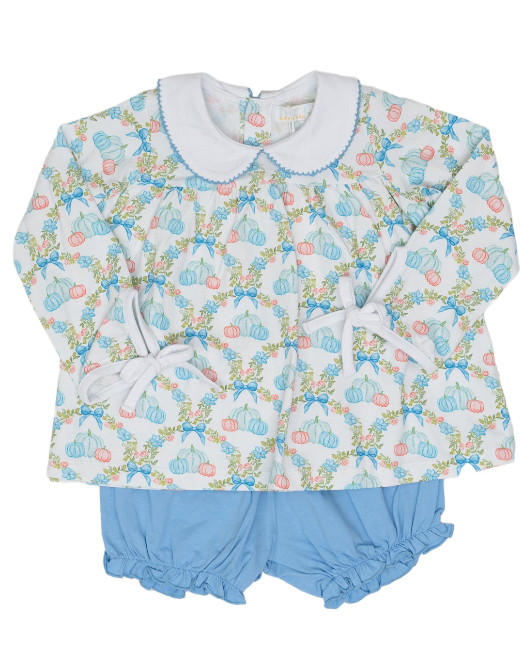 Mary Charlotte Pumpkin Bow Bloomer Set