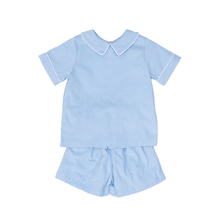 Crawford Baby Blue Cord Short Set