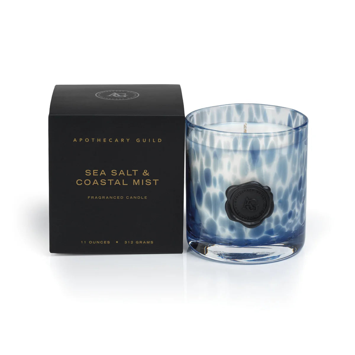Opal Glass Candle Jar - Sea Salt & Coastal Mist - 5 Wick main image 1
