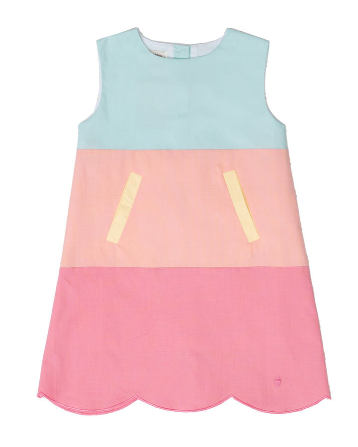 Piper Sorbet Color Block Dress