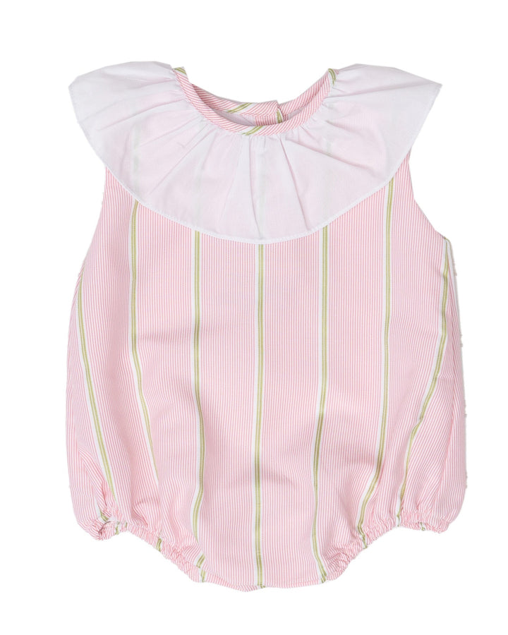 Tess Pink Striped Bubble