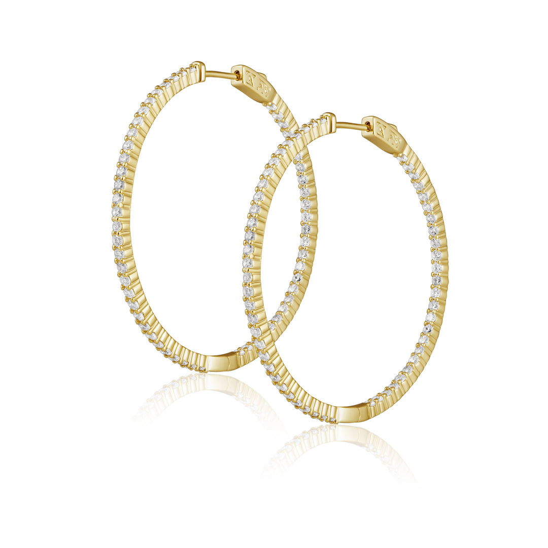 Sahira Jewelry Design - Lyra Cz Hoop