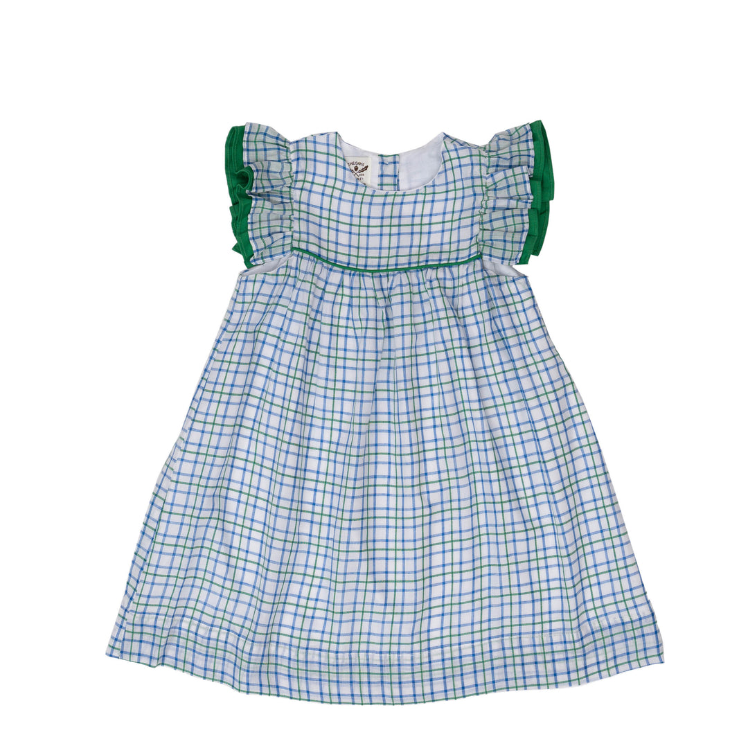 Kathryn Kelly Navy Plaid Dress