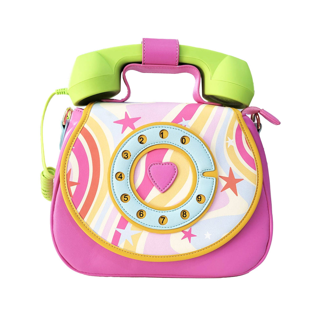 Bewaltz - Ring Ring Phone Convertible Handbag - Retro Vibes