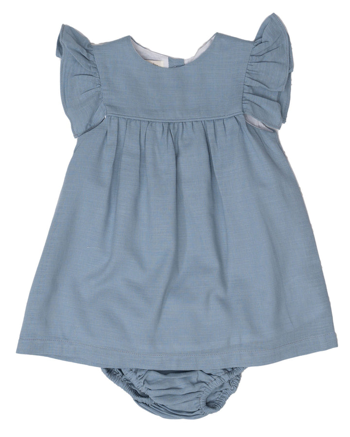 Avery Dusty Blue Bloomer Set