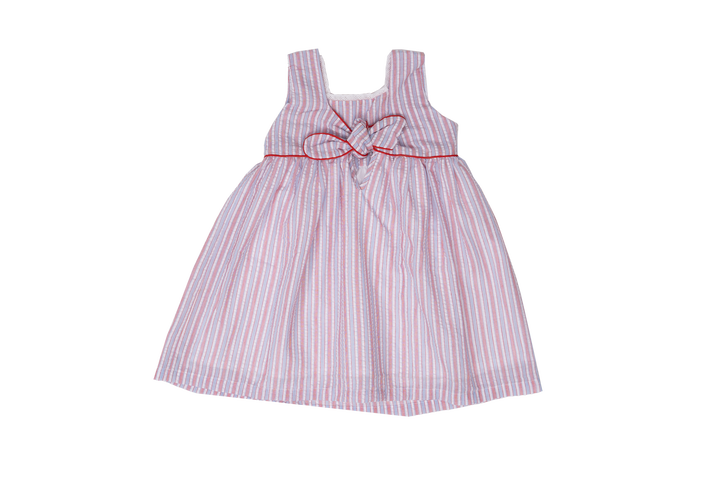 Darby RWB Striped Dress