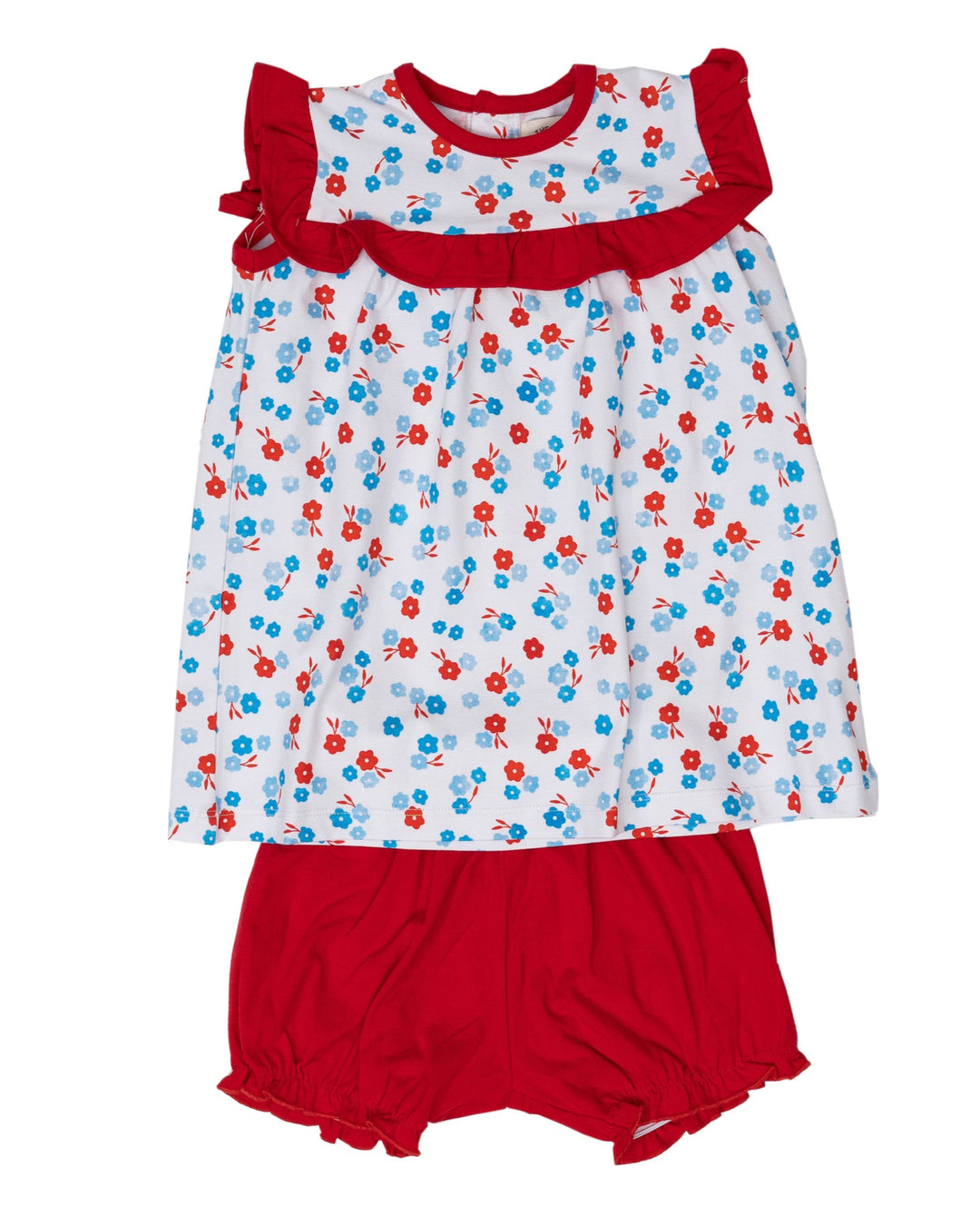 RWB Floral Bloomer Set