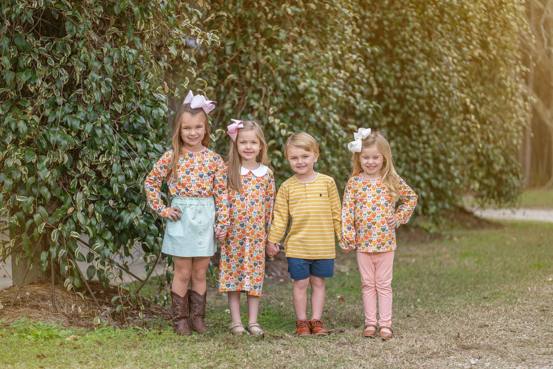 Mary Charlotte Mod Owl Bloomer Set