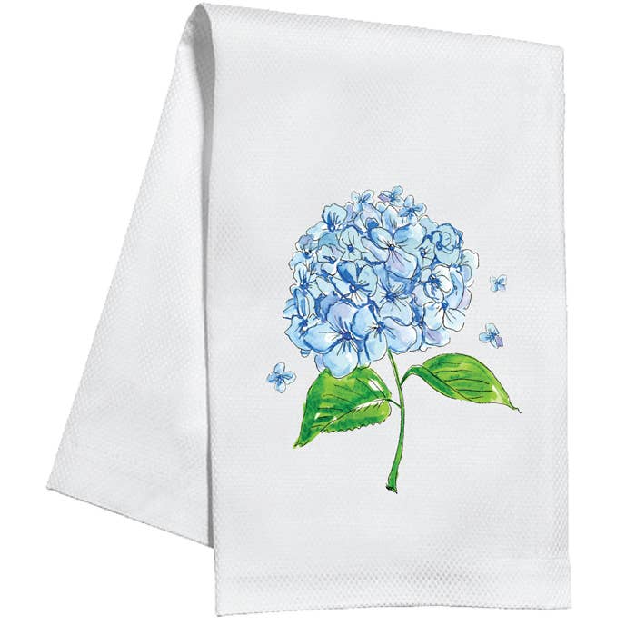 RosanneBeck Collections - Blue Hydrangea Kitchen Towel
