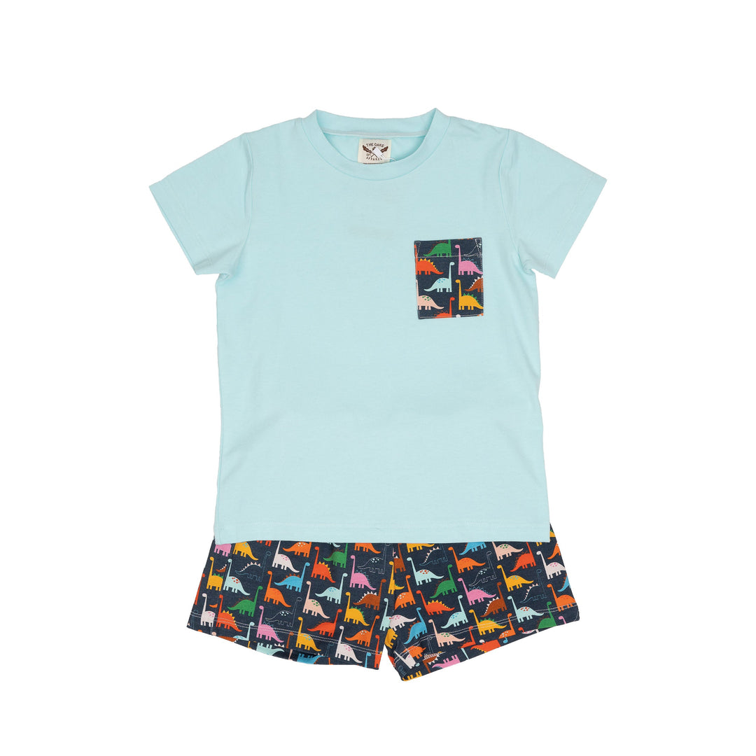 SS Aqua Spikey Dino Tee