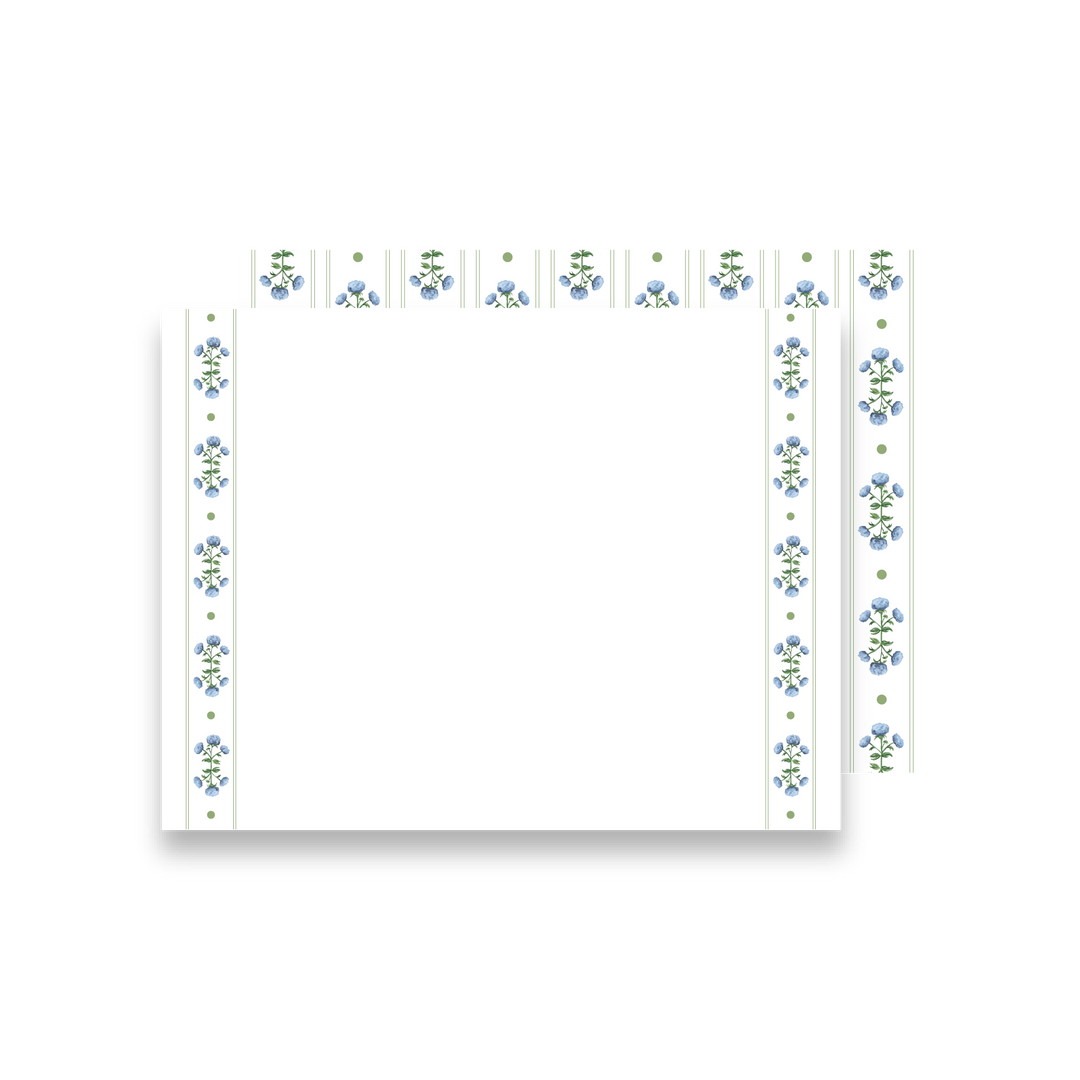 Mads Studio & Co. - Hydrangea Trim Flat Notecards