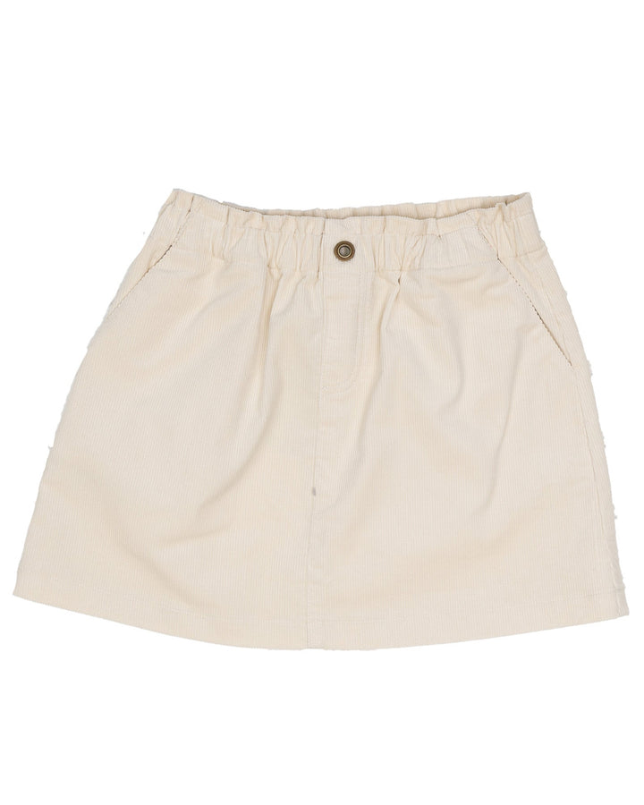 Leigh Khaki Cord Skirt