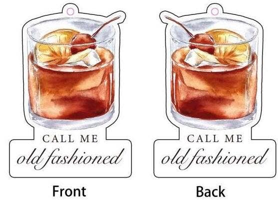 Barrel Down South - Call Me Old Fashioned Bourbon Whiskey Car Air Freshener