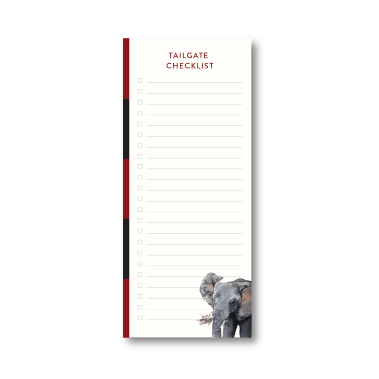 Mads Studio & Co. - Crimson Elephant Notepad