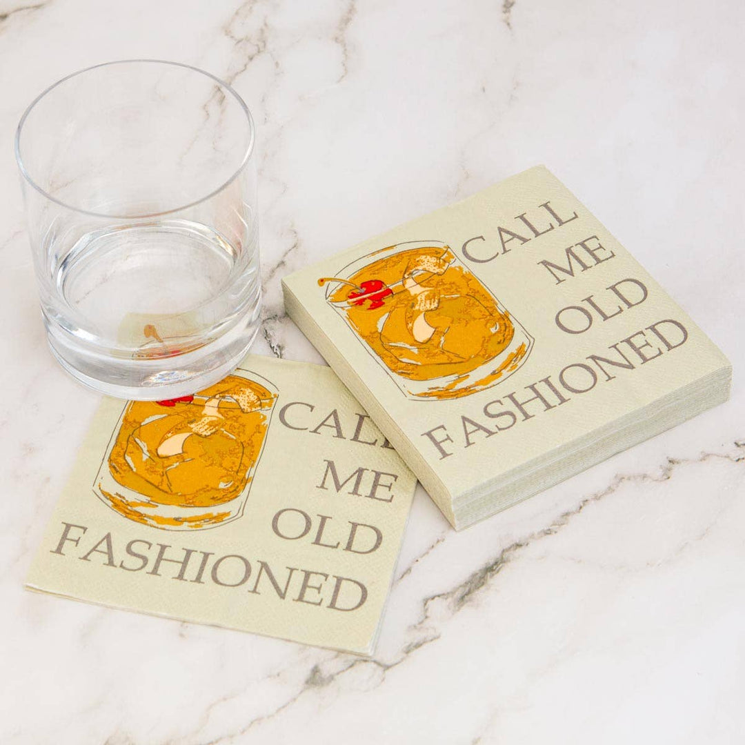 The Royal Standard - Old Fashioned Cocktail Napkins Shell/Multi 5"