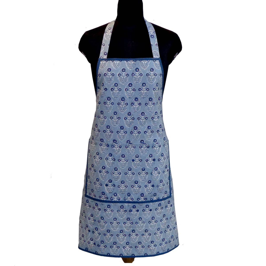Ayras World - Boota Starlight Patti Block Print Cotton Apron