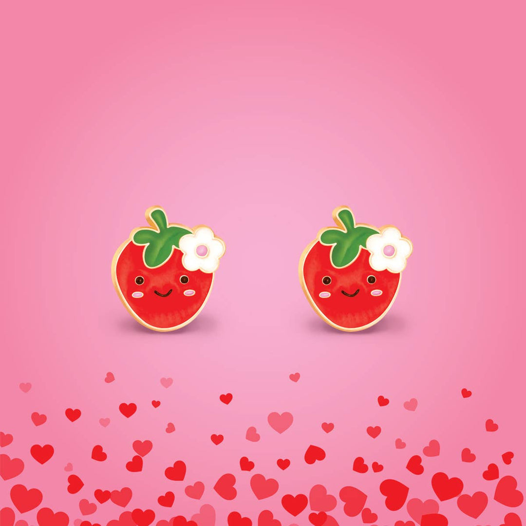 Girl Nation - You're Berry Cute Cutie Stud Earrings