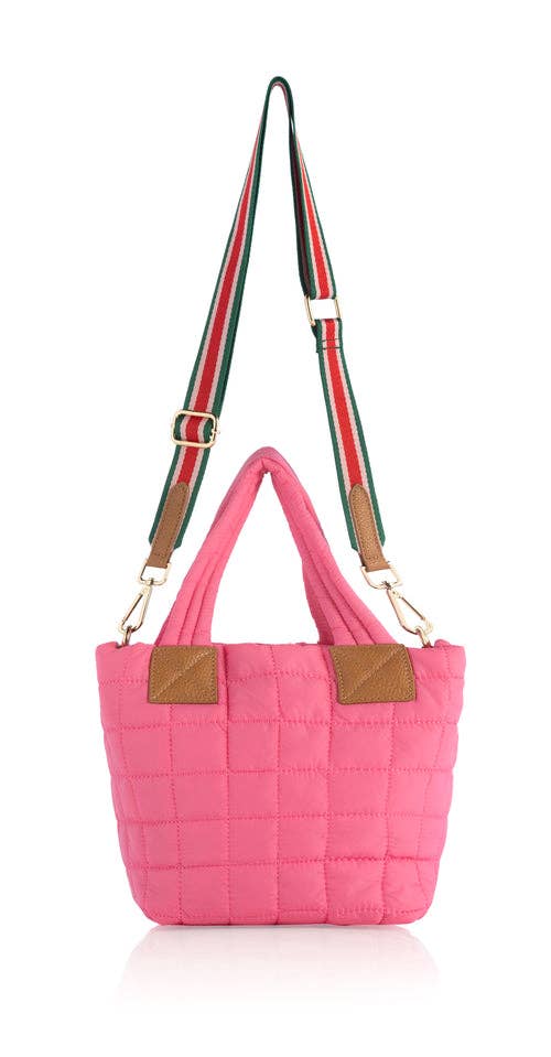 Pink Ezra Mini Tote Crossbody