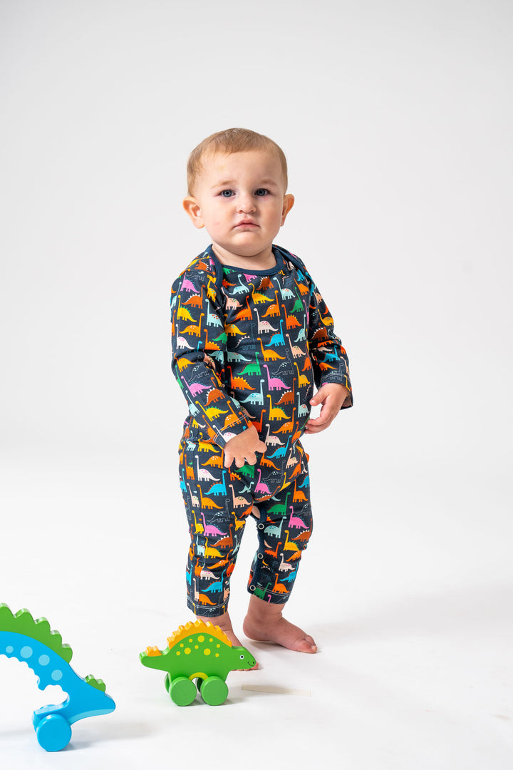 Boys Spikey Dino Romper