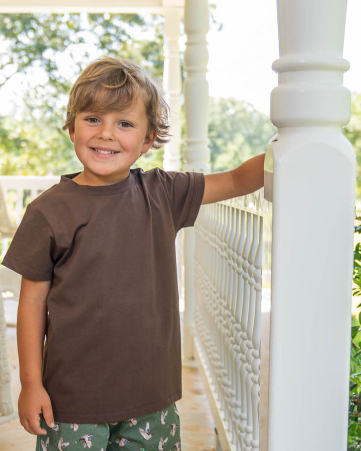 SS Signature Brown T-shirt
