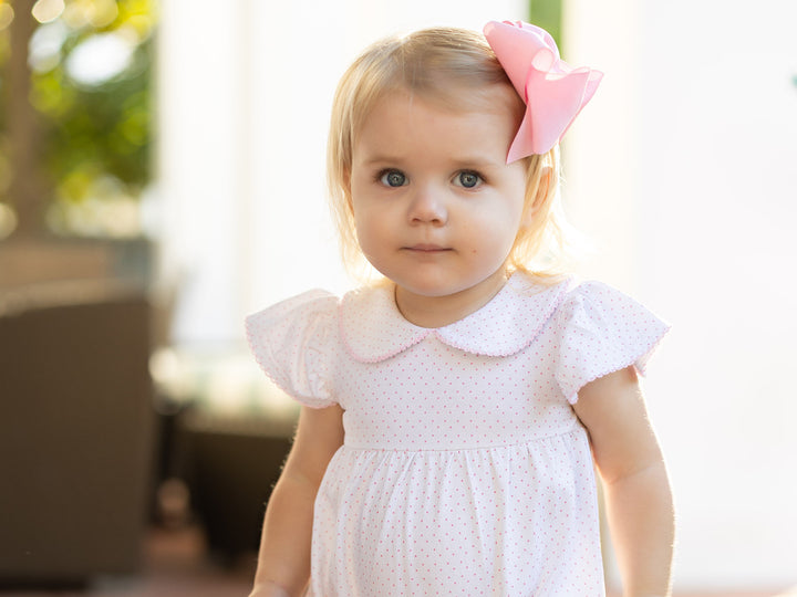 Girls Pink Bitty Dot Bubble