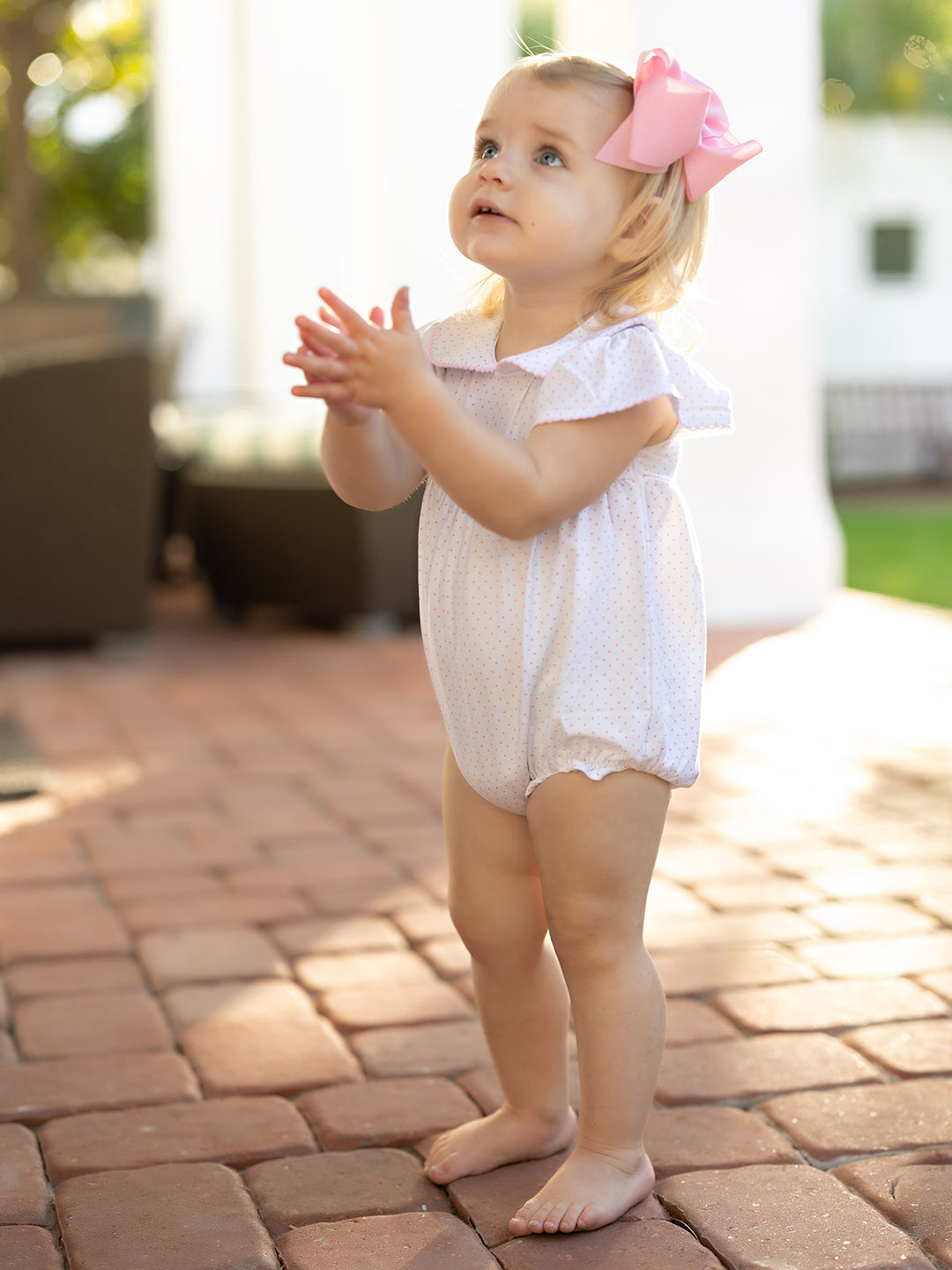 Girls Pink Bitty Dot Bubble