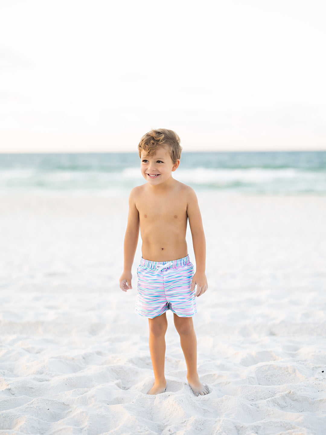 Beachy Stripes Boys Trunks