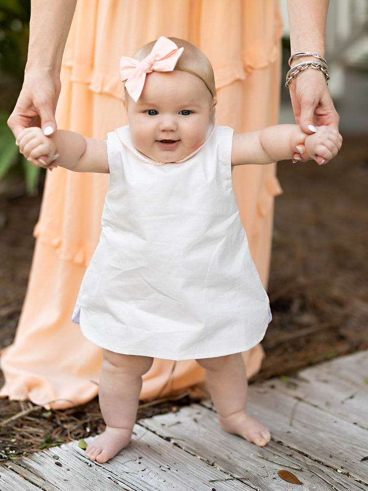 Raleigh Light Coral Diaper Set