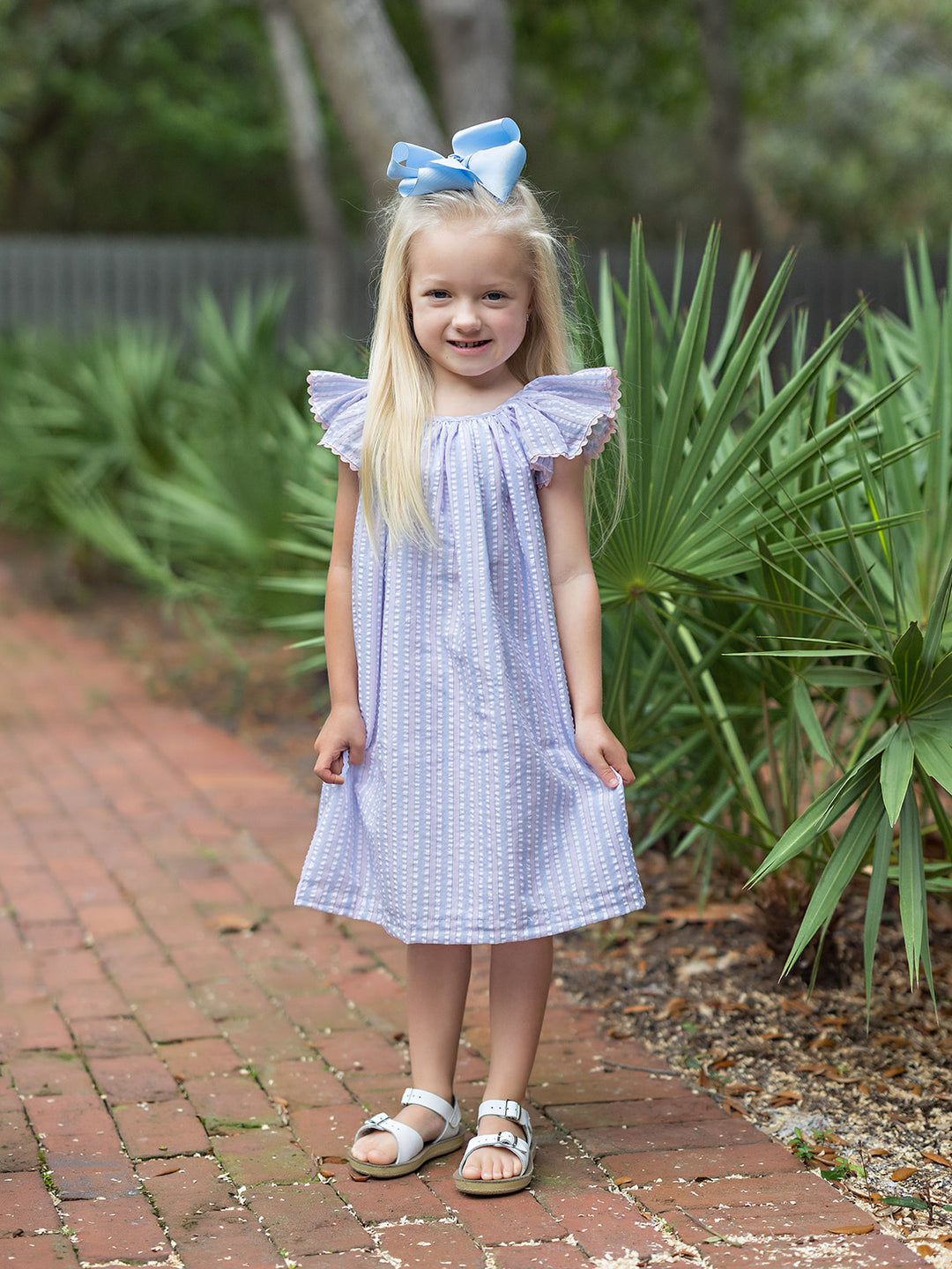 Judith Pink Striped Dress