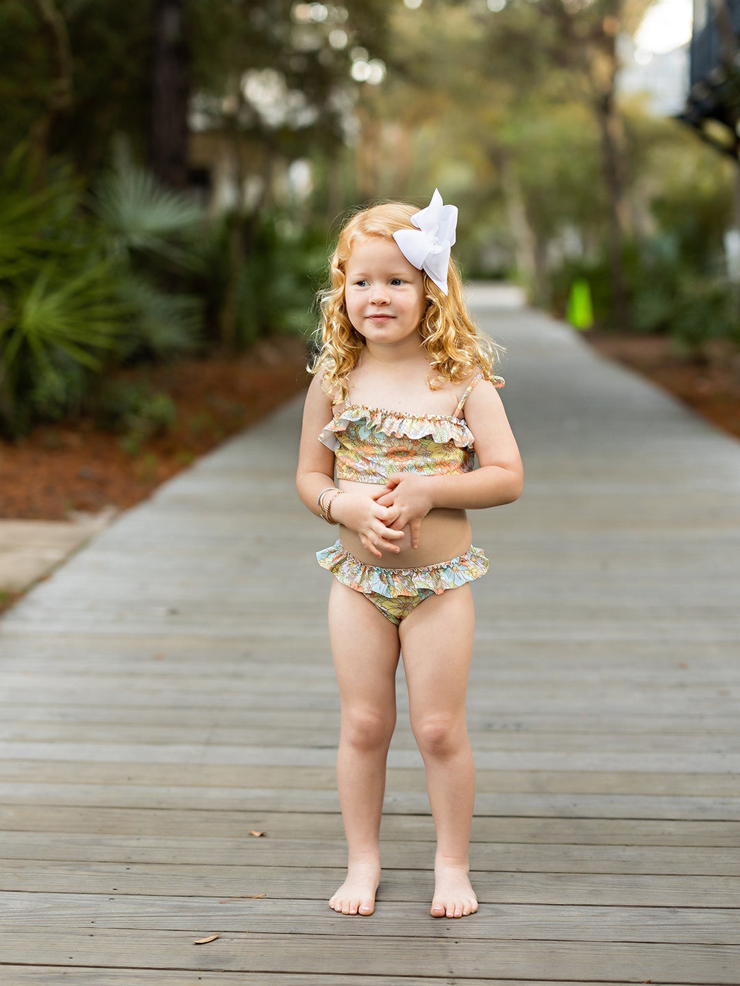 Sea Grove Boho Floral Two-Piece Swimsuit