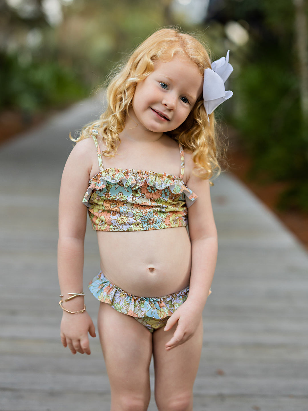 Sea Grove Boho Floral Two-Piece Swimsuit