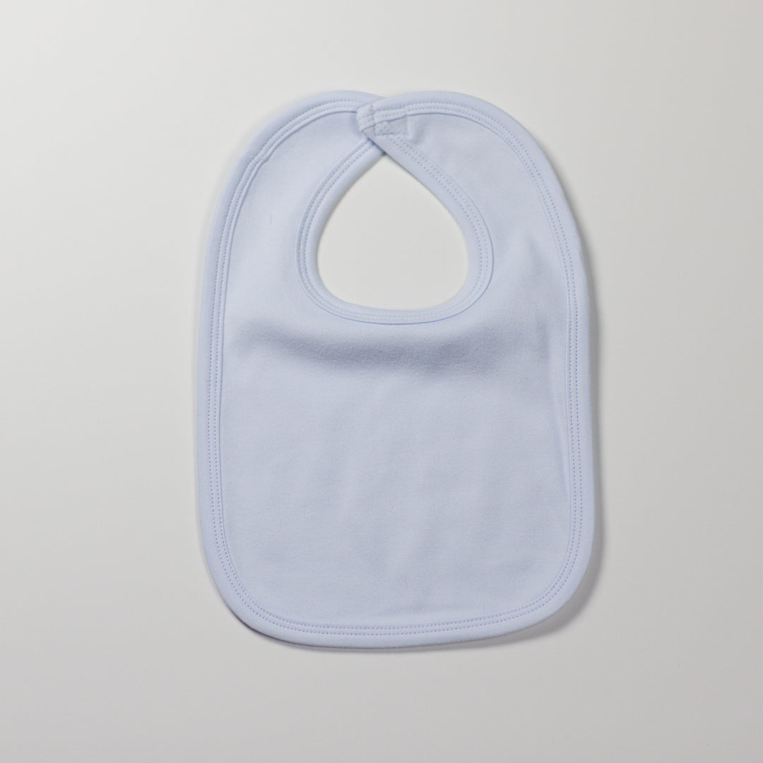 Baby Blue Boys Jersey Bib
