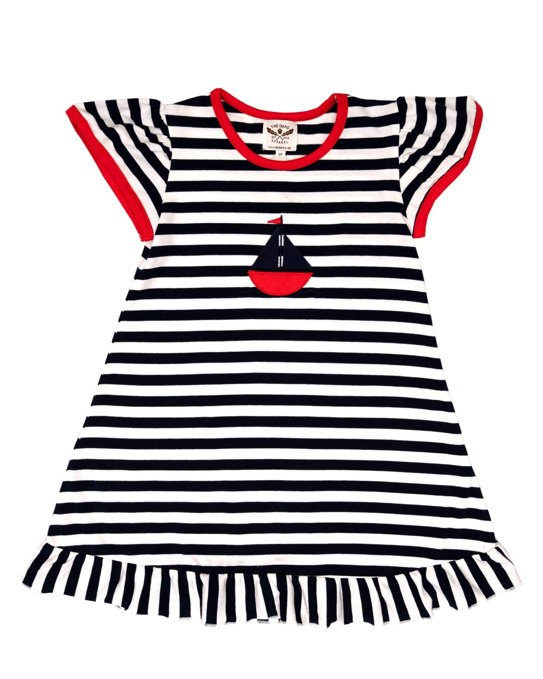 Sailboat Play Applique Dress