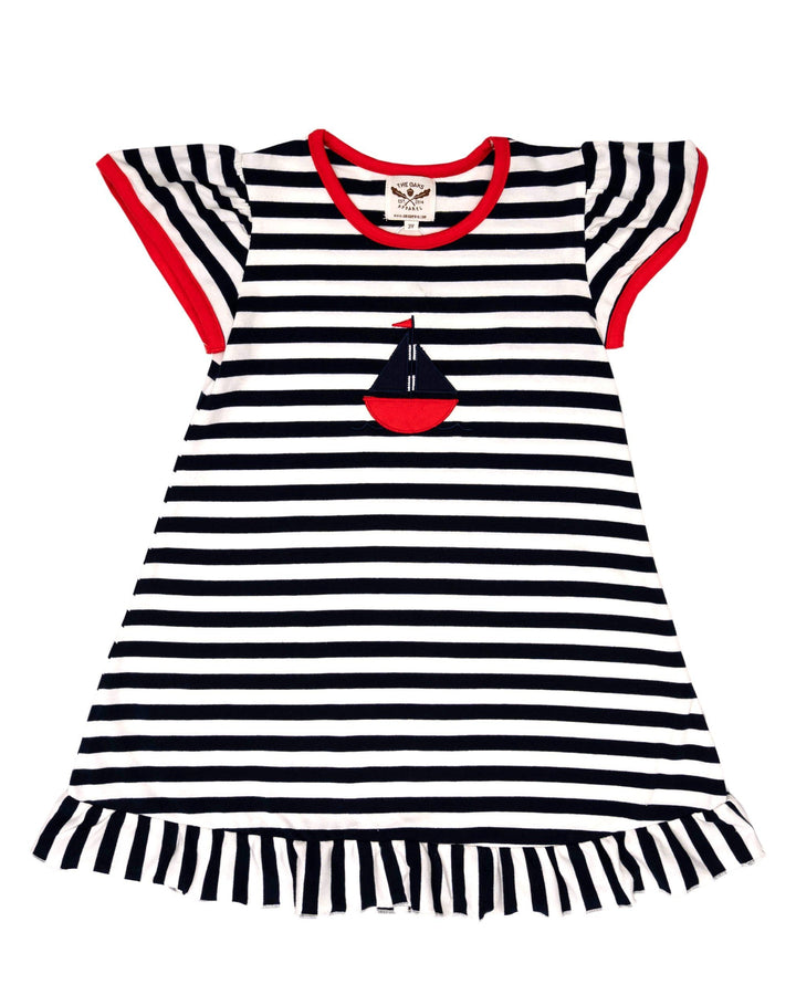 Sailboat Play Applique Dress