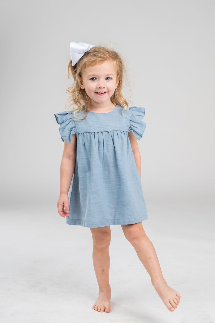 Avery Dusty Blue Bloomer Set