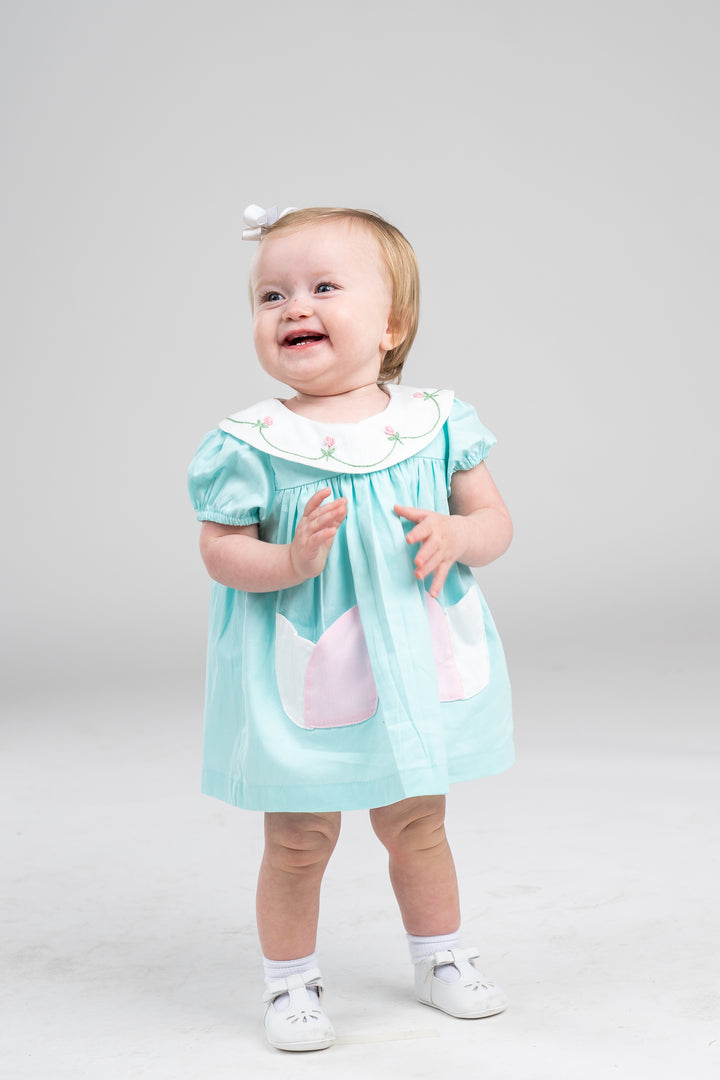 Dana Pink Tulip Bloomer Set