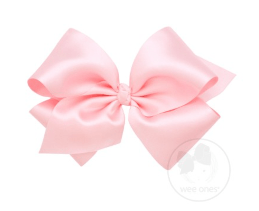 Wee Ones- King French Satin Girls Hair Bow