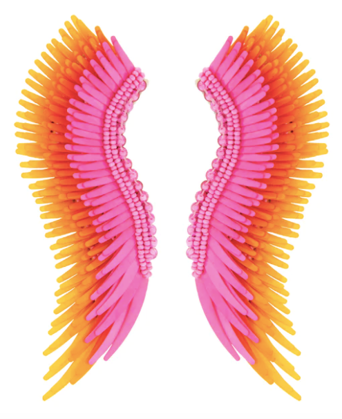 Mignonne Gavigan Triple Ombre Layered Madeline ORANGE / PINK 803P