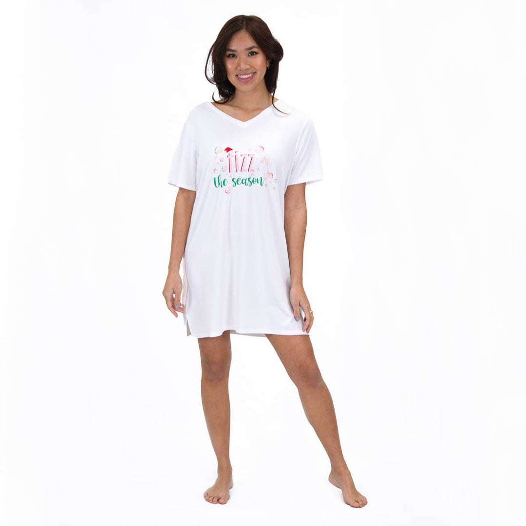 Large Fizz The Season Sleep Shirt