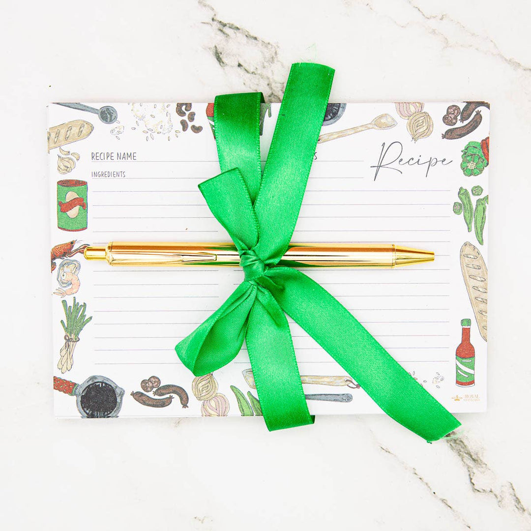 Kitchen Flavors Recipe Card Gift Set White/Multi 7x5