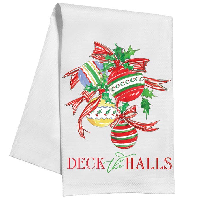 Handpainted Ornaments Kitchen Towel