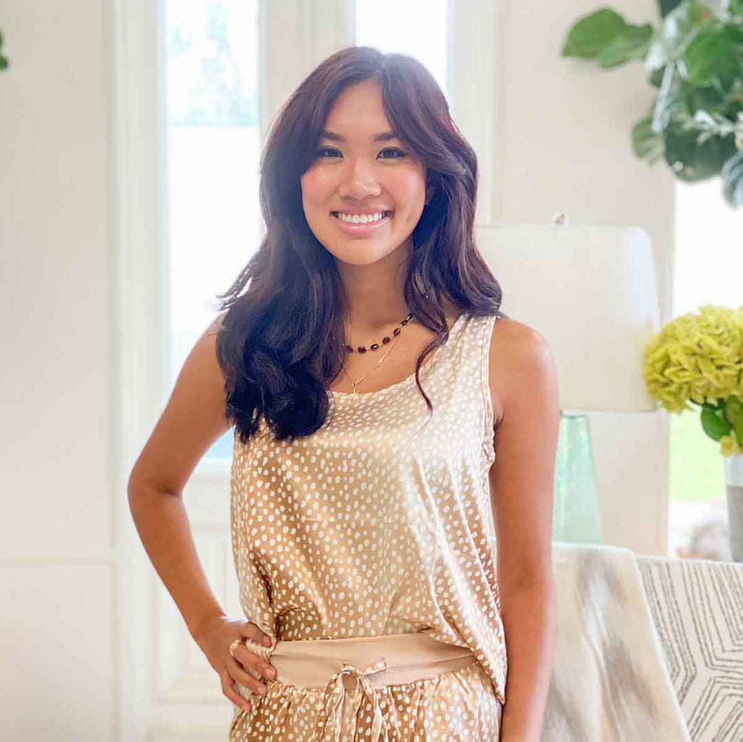Fawn Slumber Tank Camel/White -Asst.