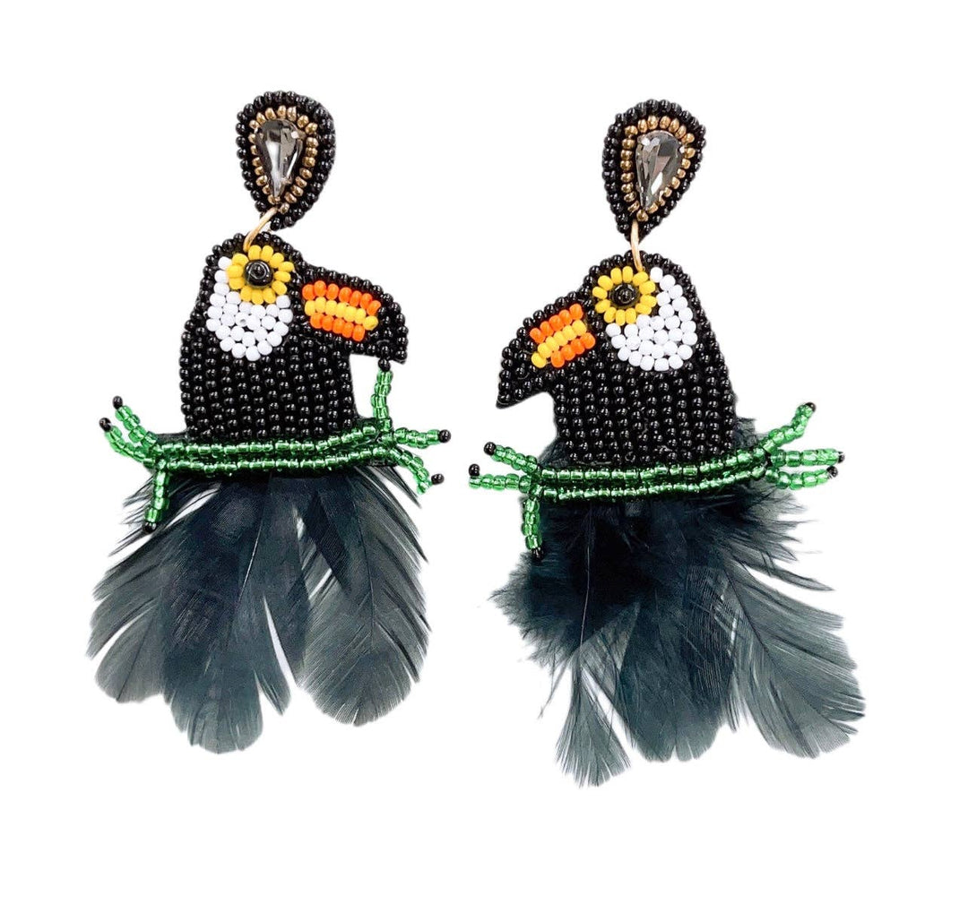 Treasure Jewels Inc. - Black beaded tucan