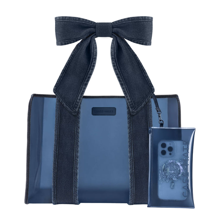 Case-Mate - Case-Mate Denim Bow Jelly Tote Bag (Classic)